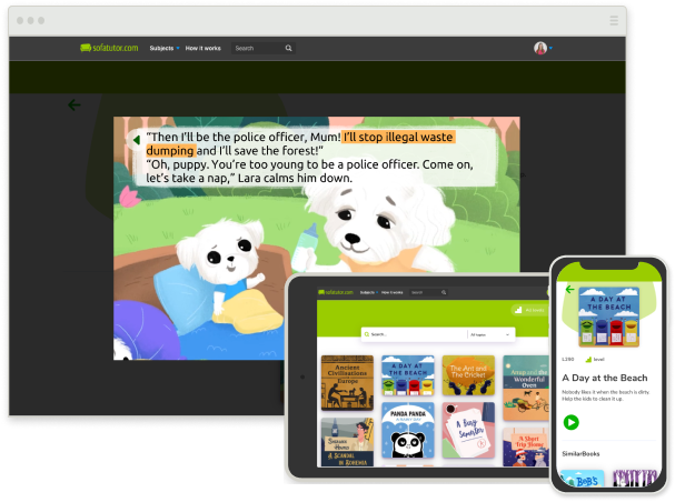 Example of bookr on different devices